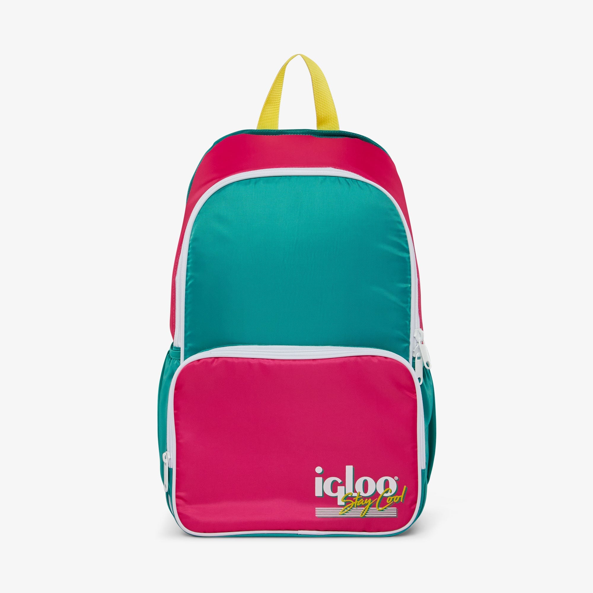 Retro Backpack Cooler H3 - Jade - Front View