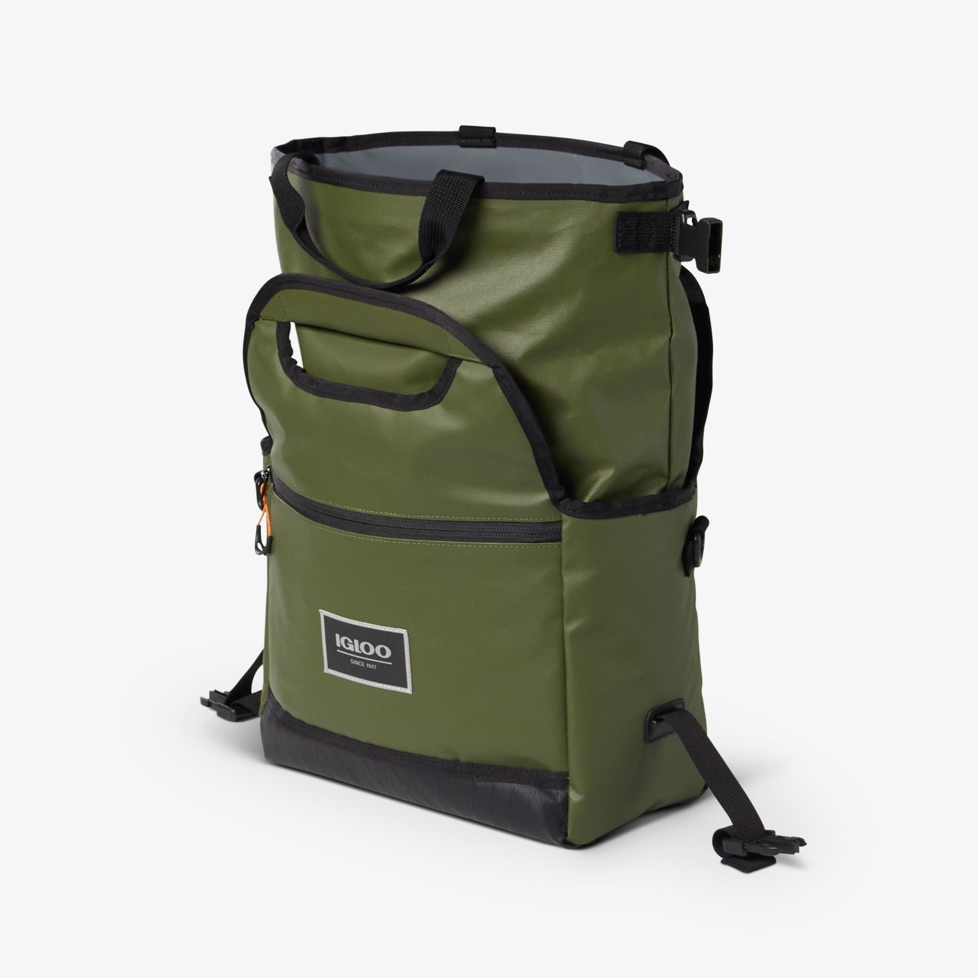 Pursuit 16-Can Lunch Bag Q7 - Chive - Open View