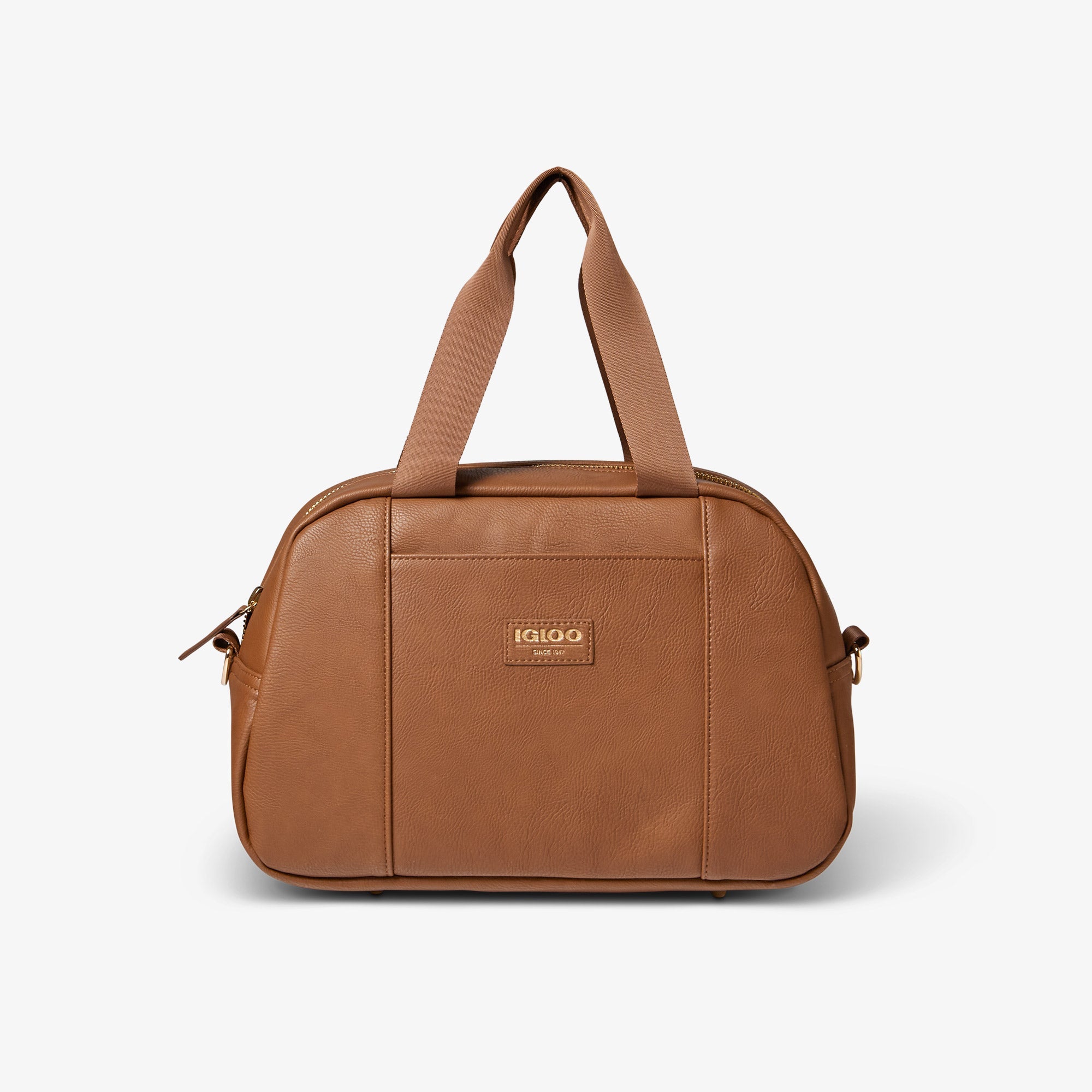 Igloo Luxe® Satchel Cooler Bag O4 - Cognac - Product View