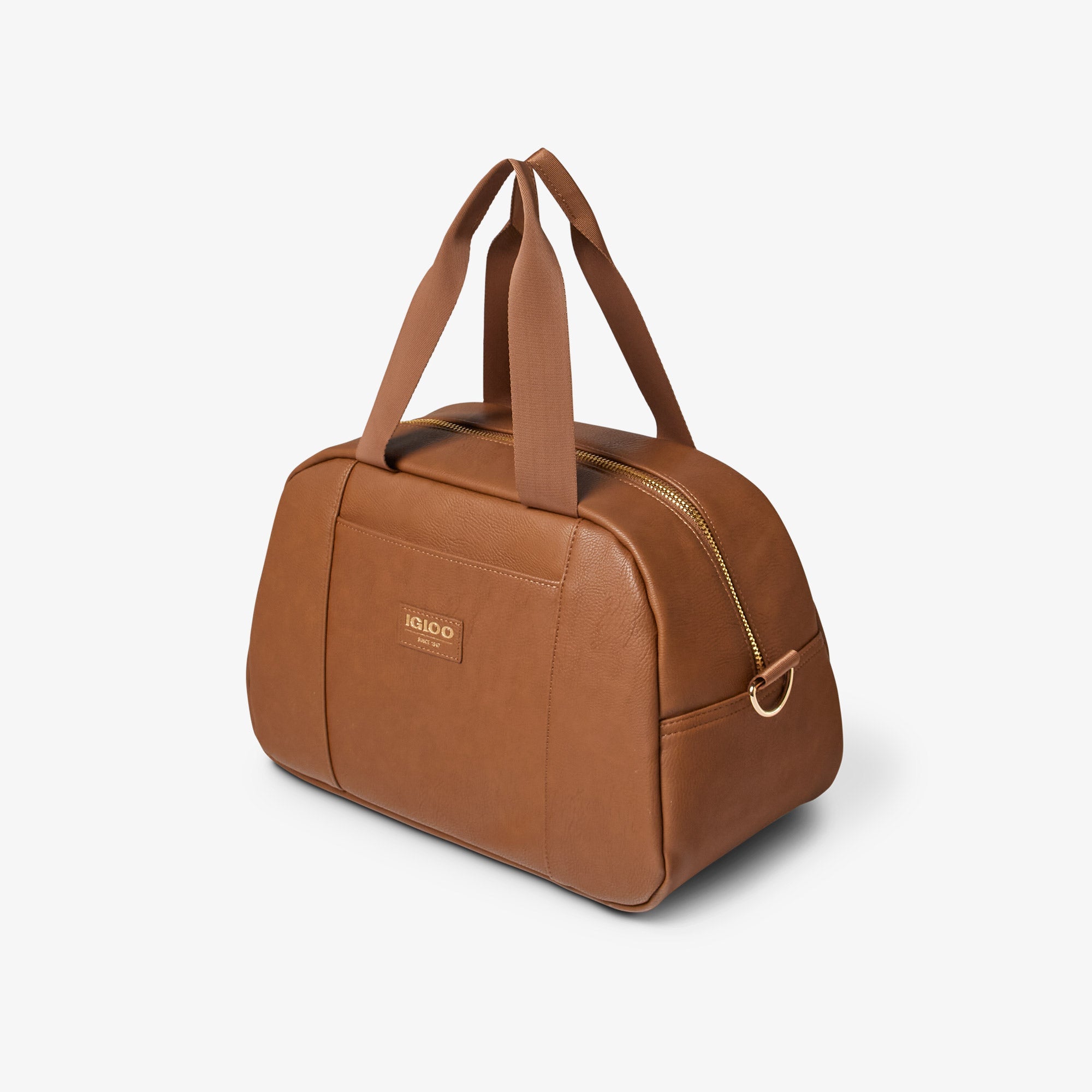 Igloo Luxe® Satchel Cooler Bag O4 - Cognac - Product View