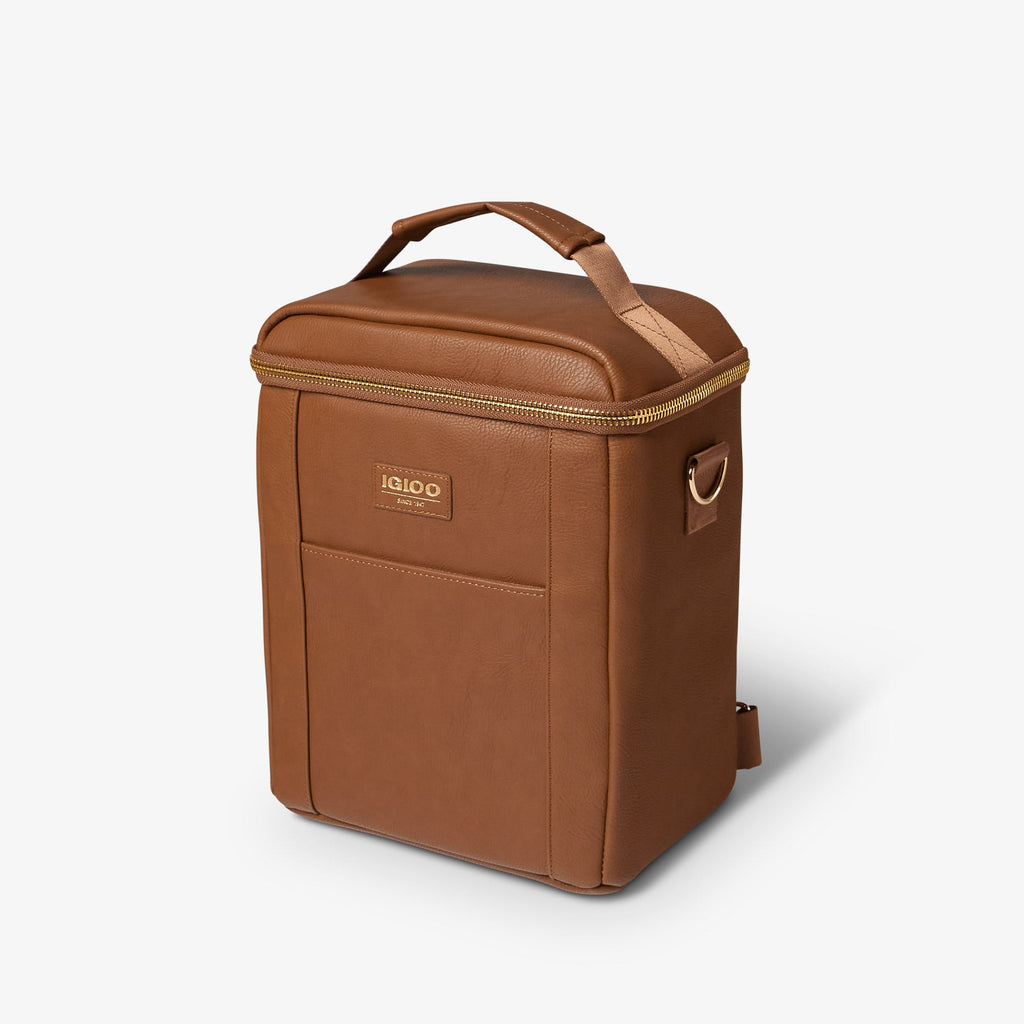 Igloo Luxe® Mini Convertible Backpack D1 - Cognac - Product View