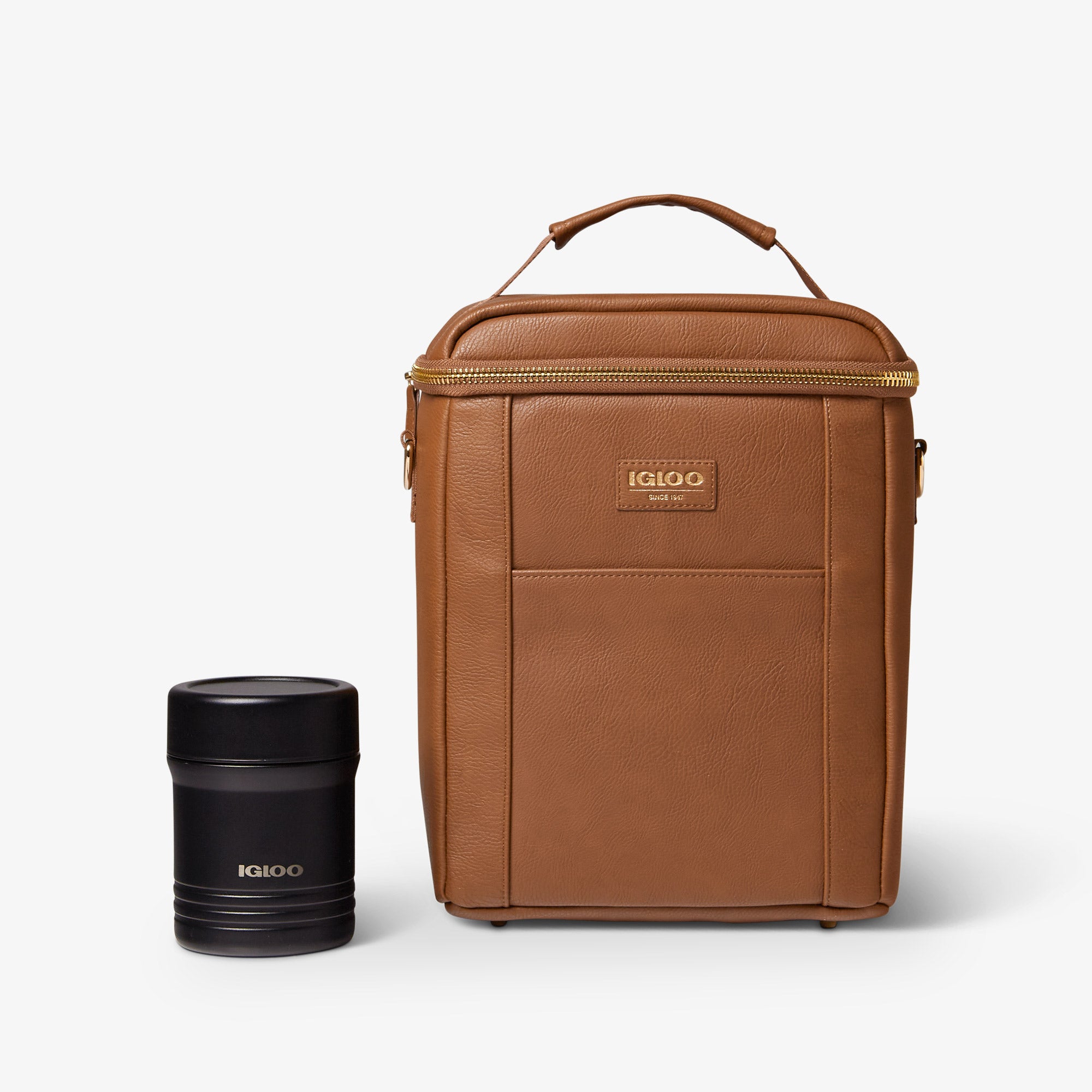 Igloo Luxe® Mini Convertible Backpack D1 - Cognac - Product View
