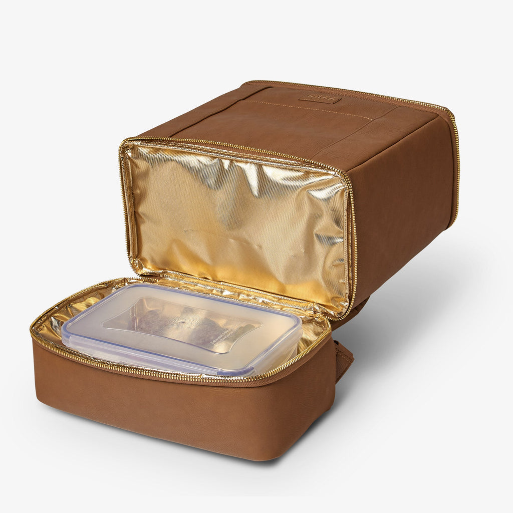 Igloo Luxe® Dual Compartment Backpack N5 - Cognac - Product View