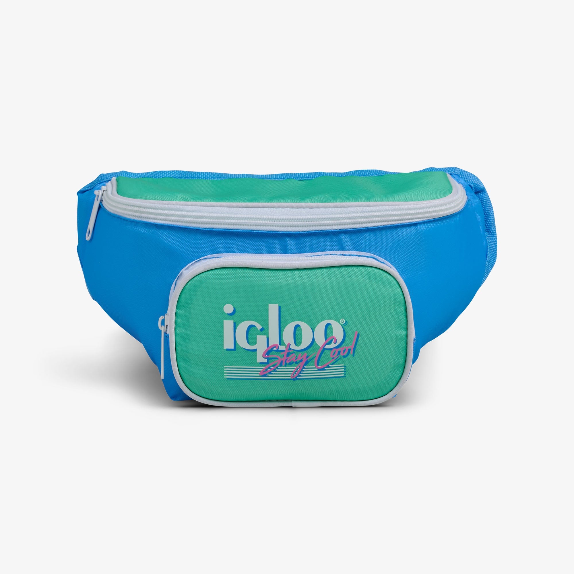 Retro Fanny Pack Y2 - Carolina Blue - Front View