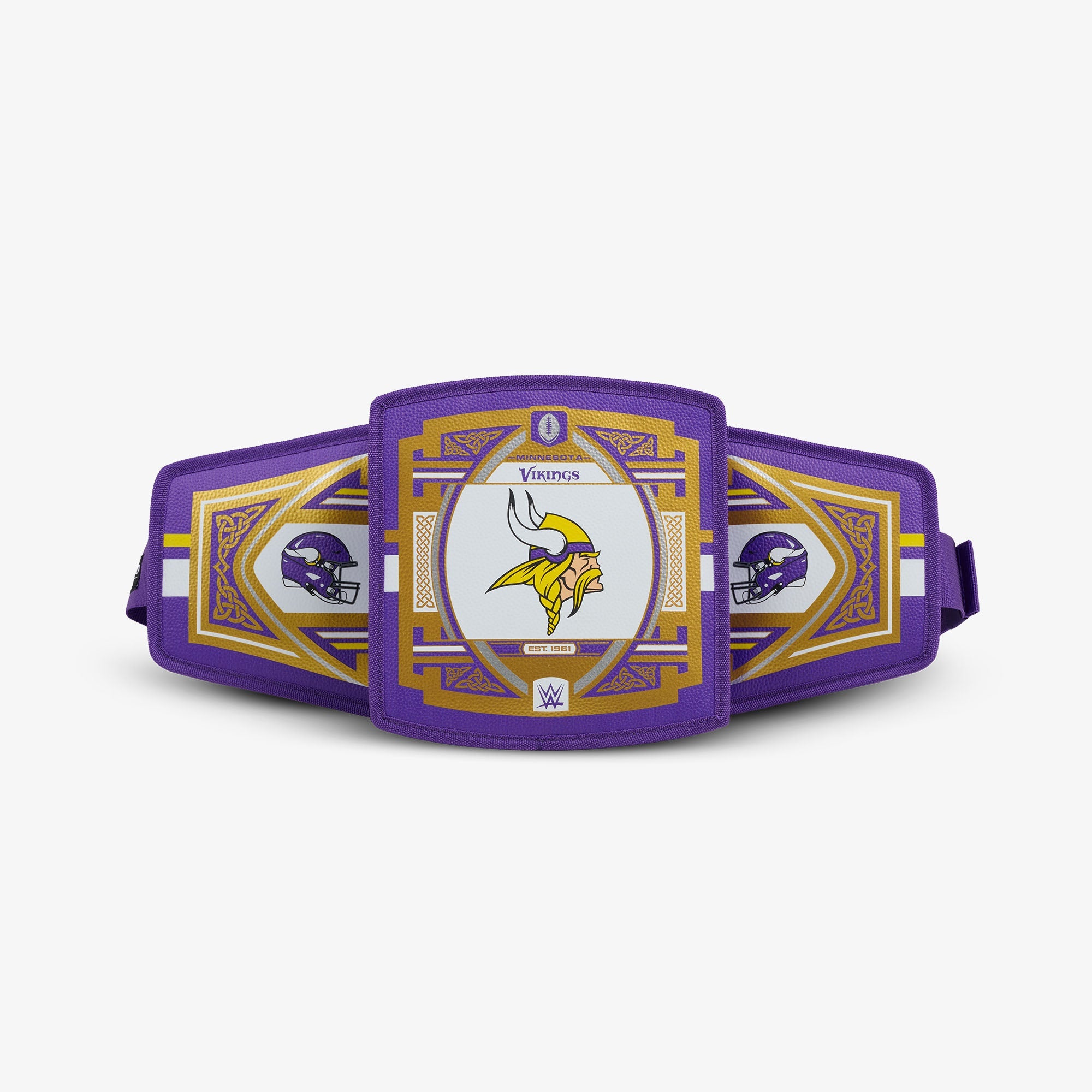 NFL WWE Cooler Fanny Pack O7 - Vikings - Front View