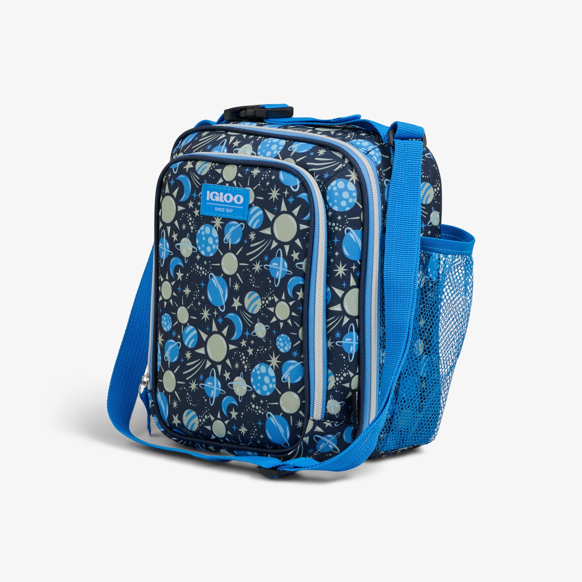 Kids Lunch Glow Vertical Cooler + Bento Box L4 - Cosmic Glow - Product View