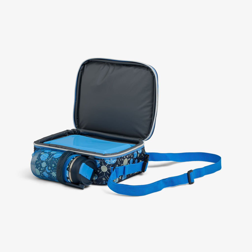 Kids Lunch Glow Vertical Cooler + Bento Box L4 - Cosmic Glow - Product View