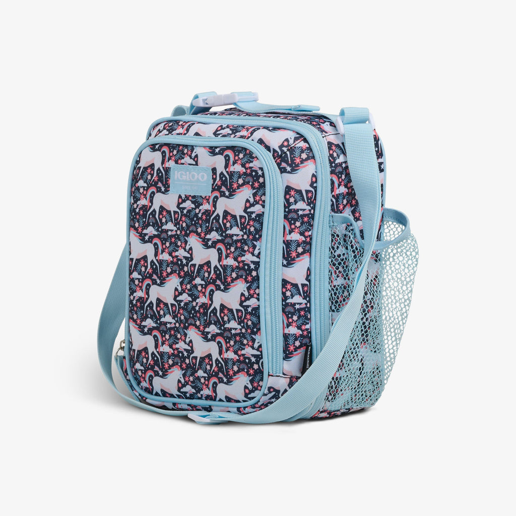 Kids Lunch Vertical Cooler + Bento Box G2 - Unicorns - Product View