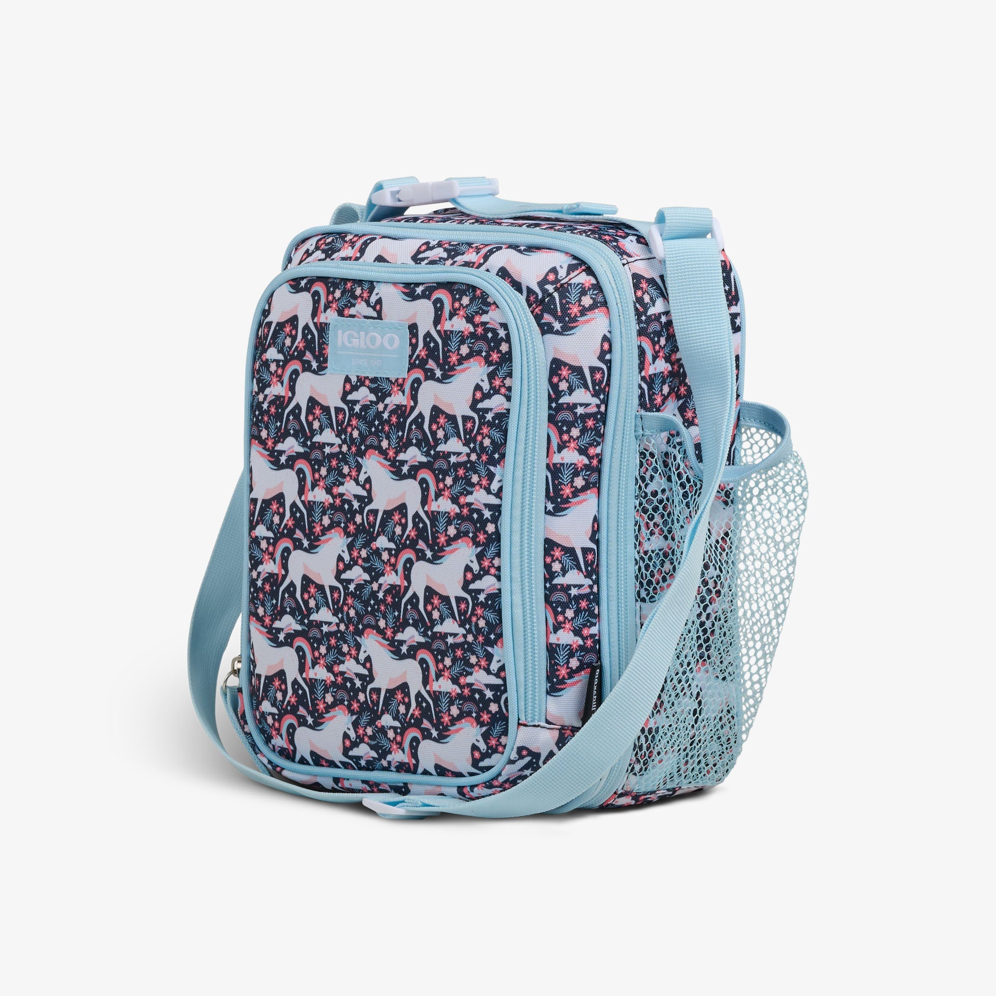 Kids Lunch Vertical Cooler + Bento Box G2 - Unicorns - Product View