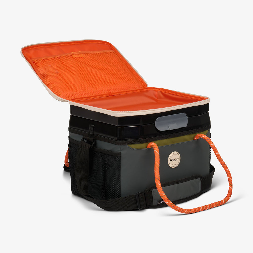 Summit Cool Fusion 18-Can Cooler Bag L3 - Tactical Gray - Open View