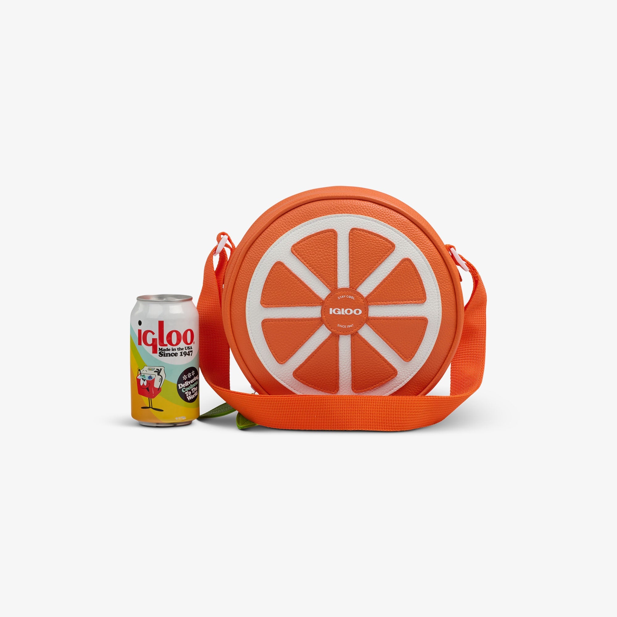 Citrus Crossbody Cooler Bag M2 - Orange - Size View