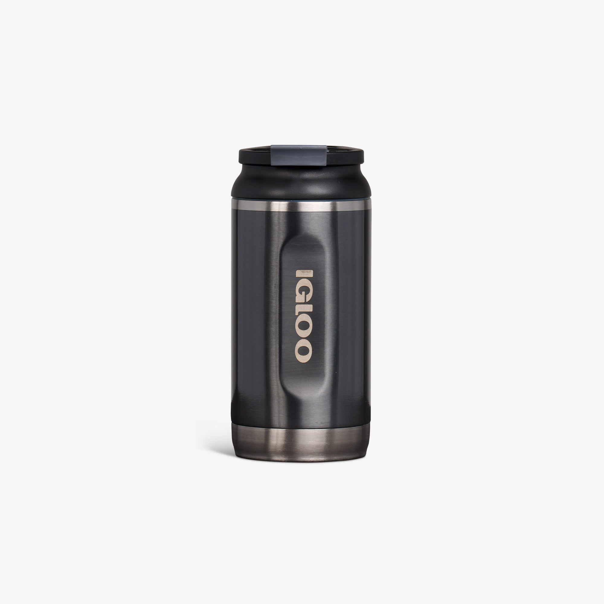 12 Oz Flip ‘n’ Sip Tumbler O3 - Gloss Carbonite - Front View