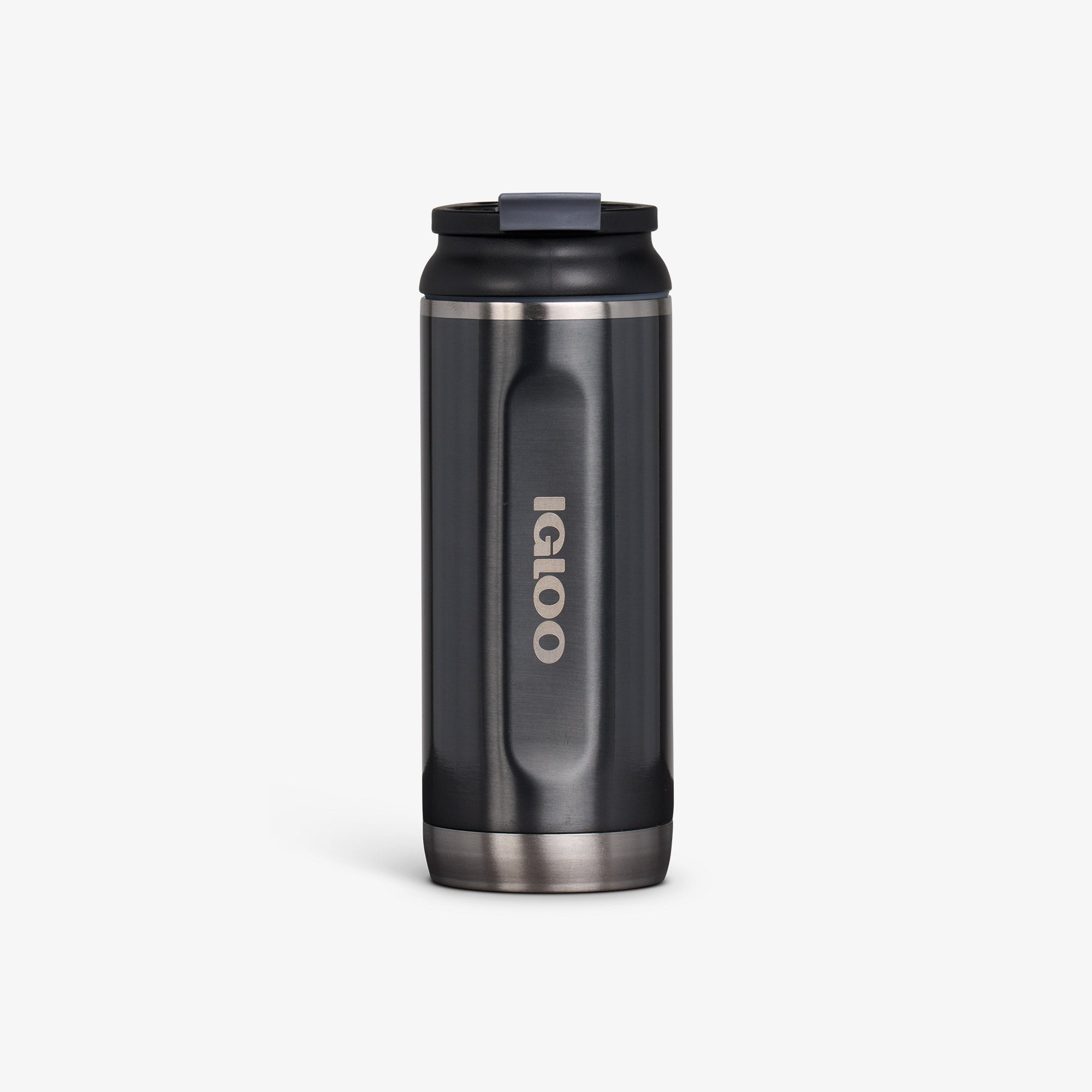 16 Oz Flip ‘n’ Sip Tumbler L5 - Gloss Carbonite - Front View