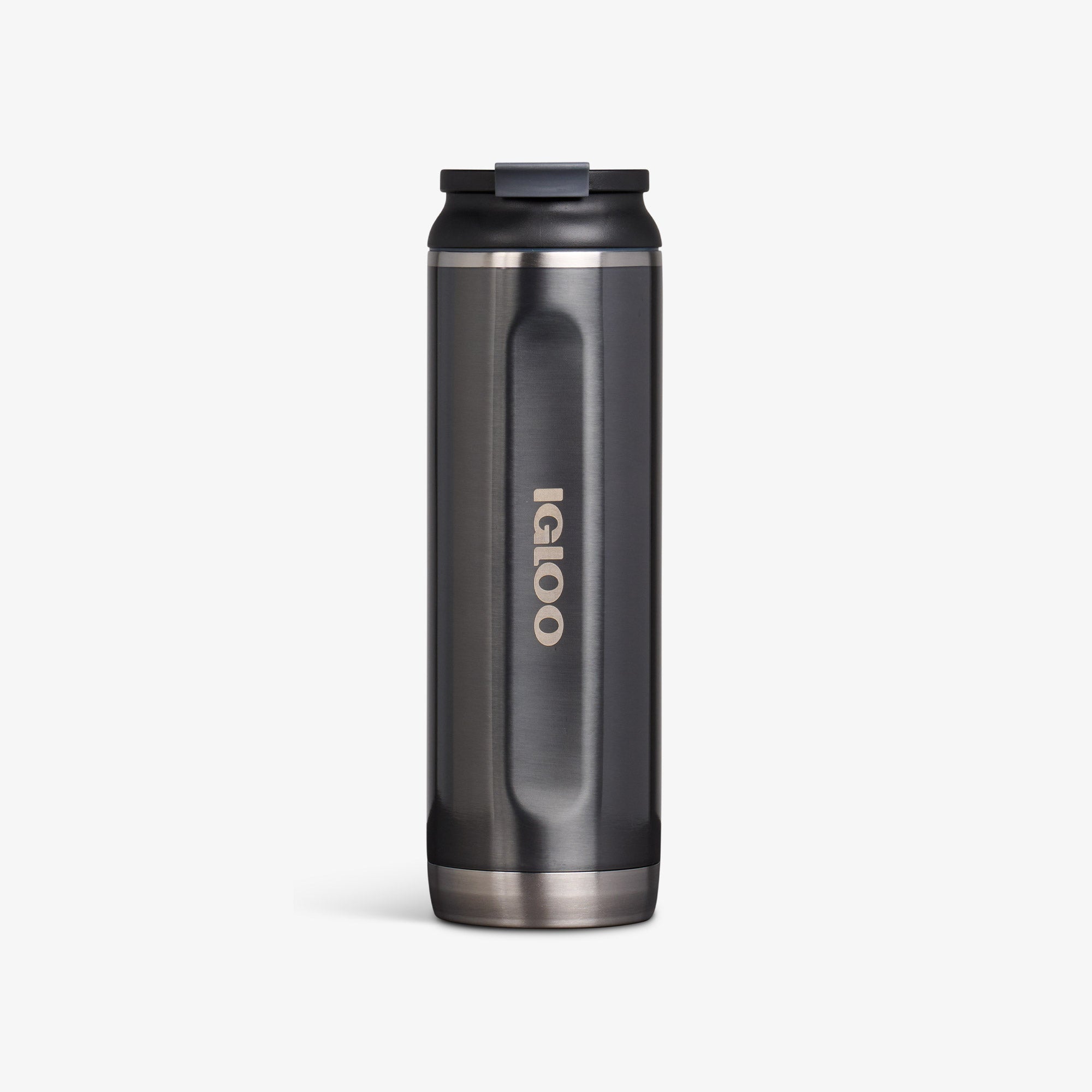 20 Oz Flip ‘n’ Sip Tumbler O5 - Gloss Carbonite - Front View