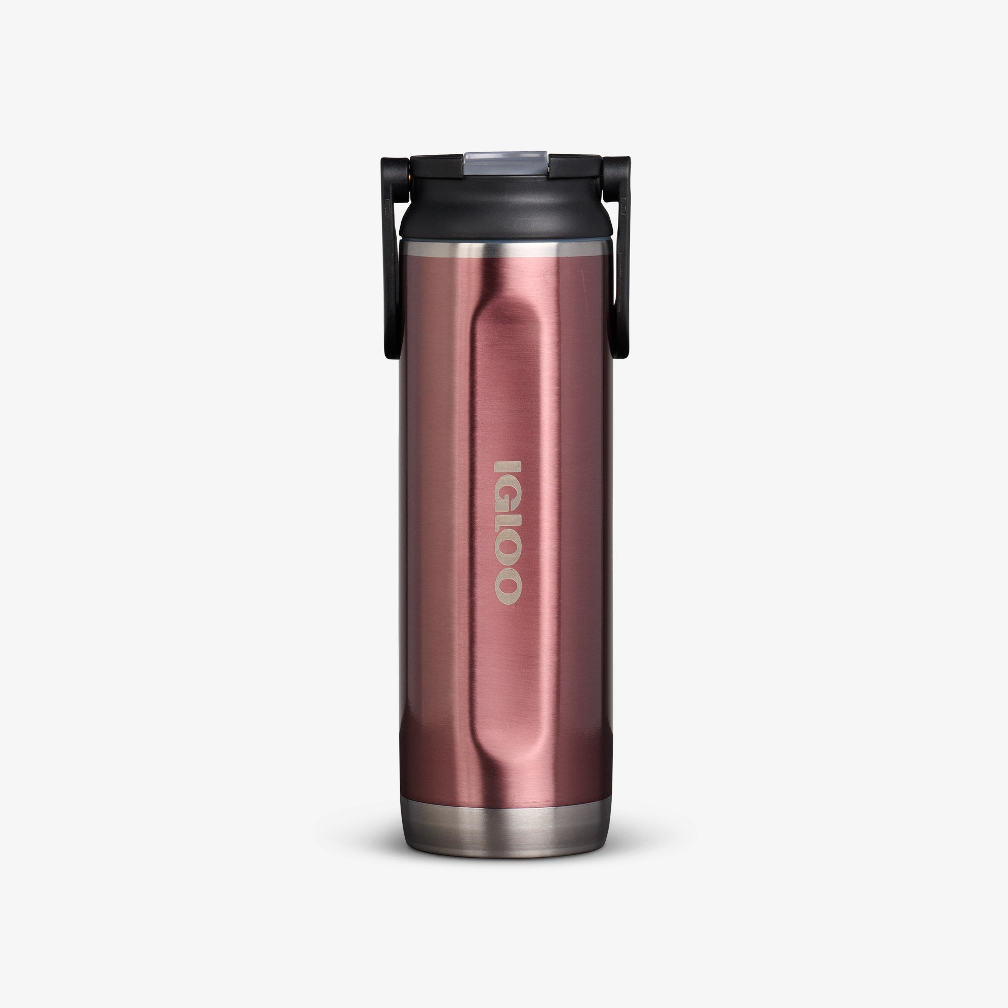 20 Oz Sport Sipper Bottle T1 - Gloss Flamingo - Front View
