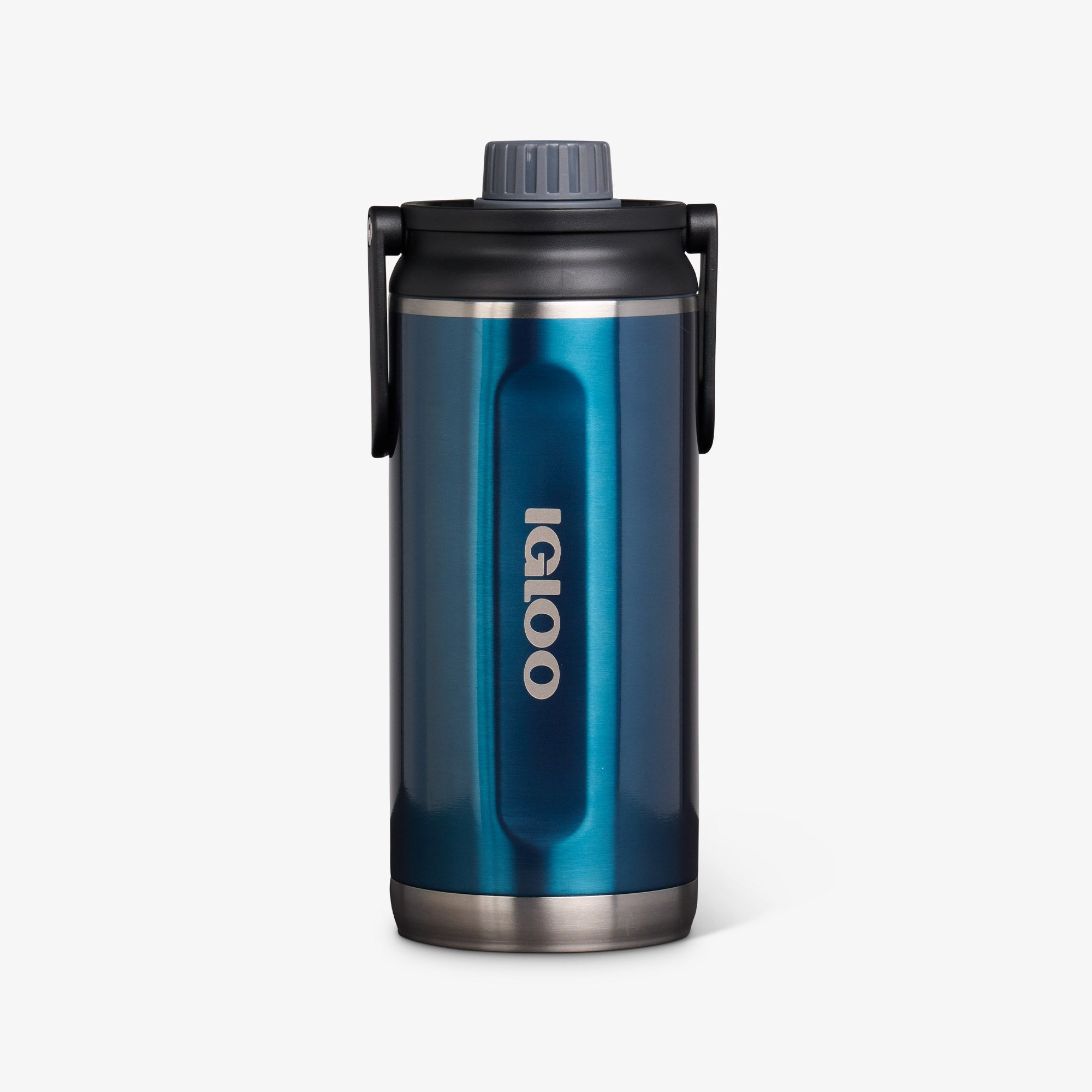 36 Oz Twist ‘n’ Chug Bottle M9 - Gloss Modern Blue - Front View