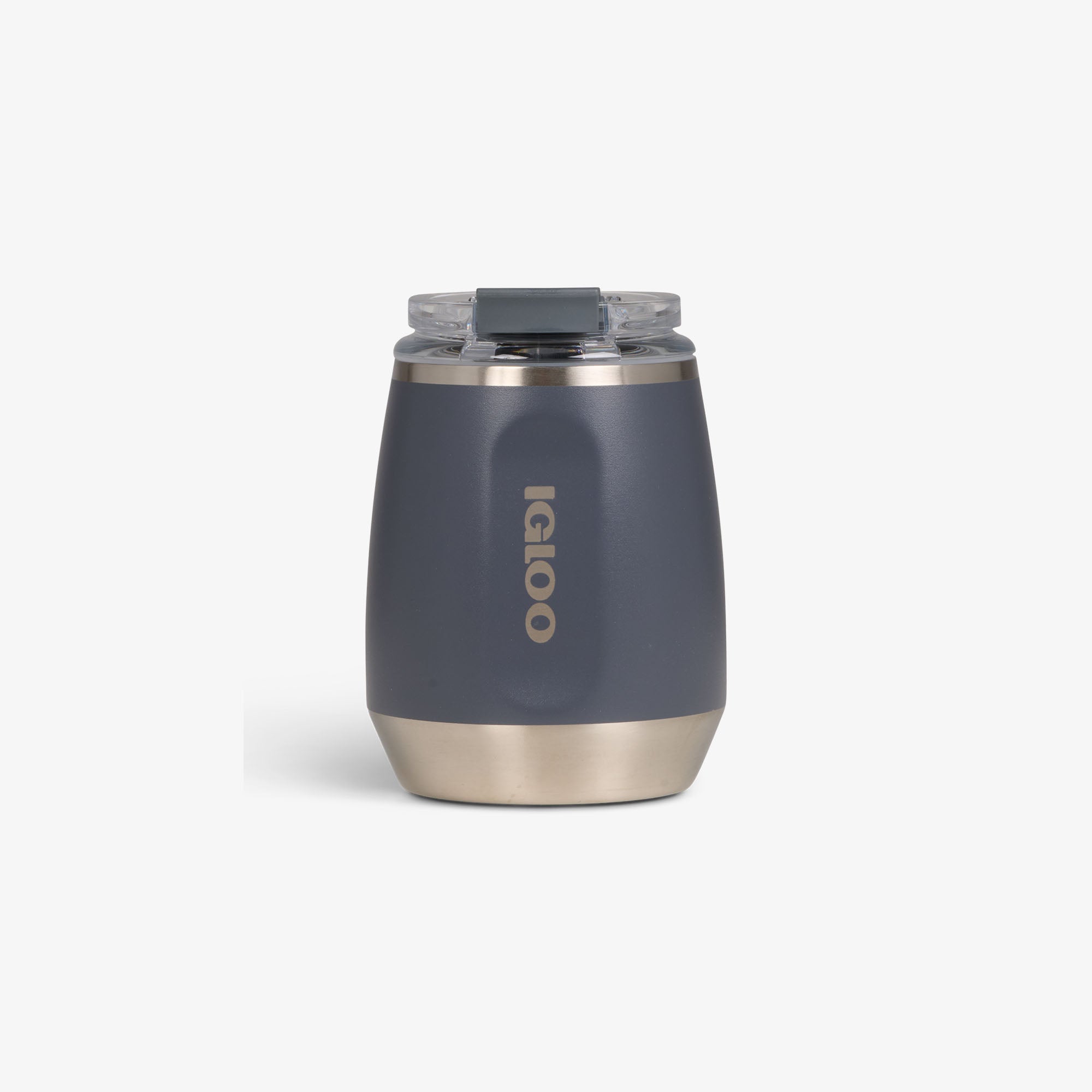 10 Oz Wine Tumbler Y6 - Carbonite - Carbonite - Custom - Front View