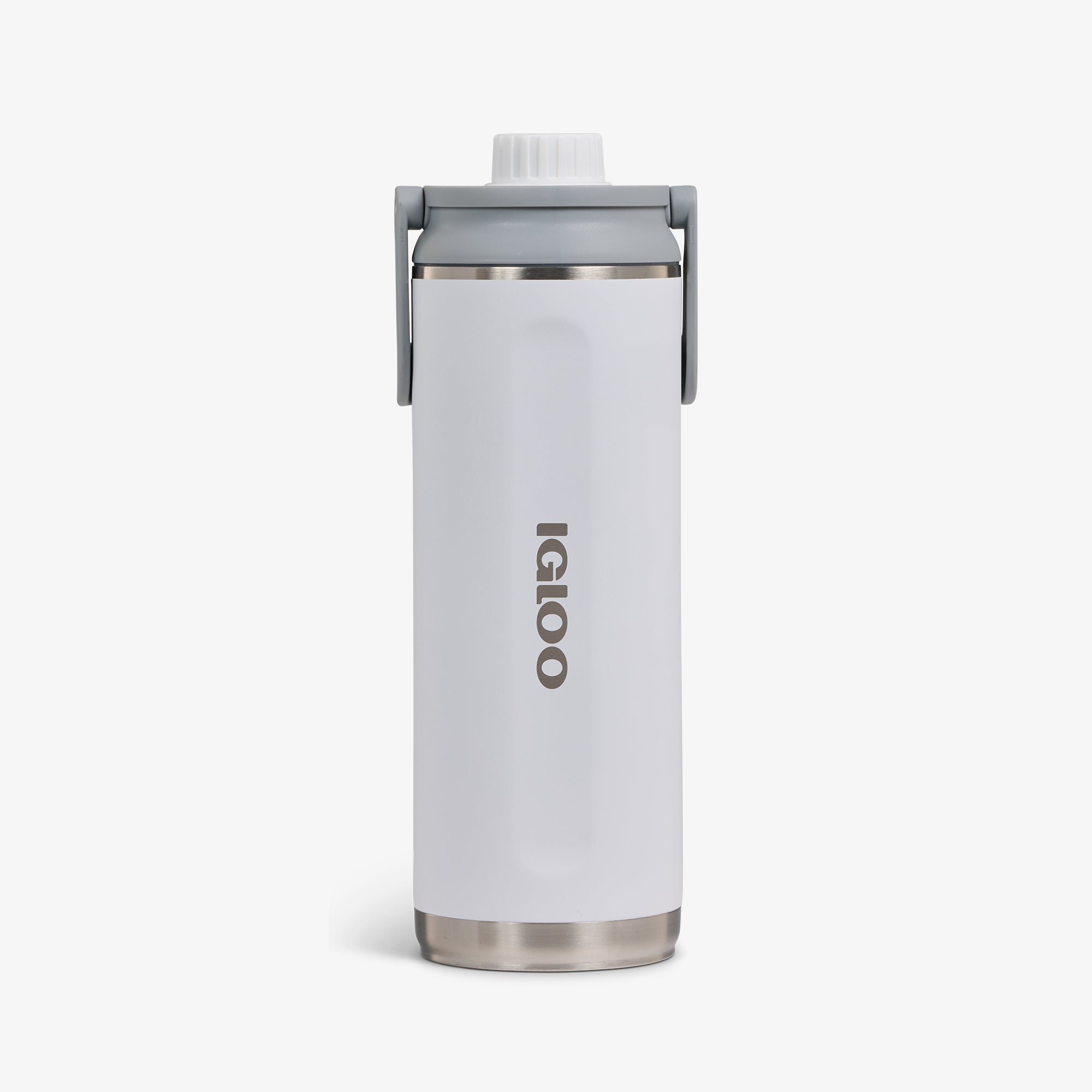 46 Oz Twist ‘n’ Chug Bottle L5 - White - Front View