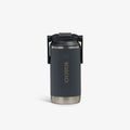 12 Oz Flip ‘n’ Sip Tumbler O3 - Carbonite - Front View