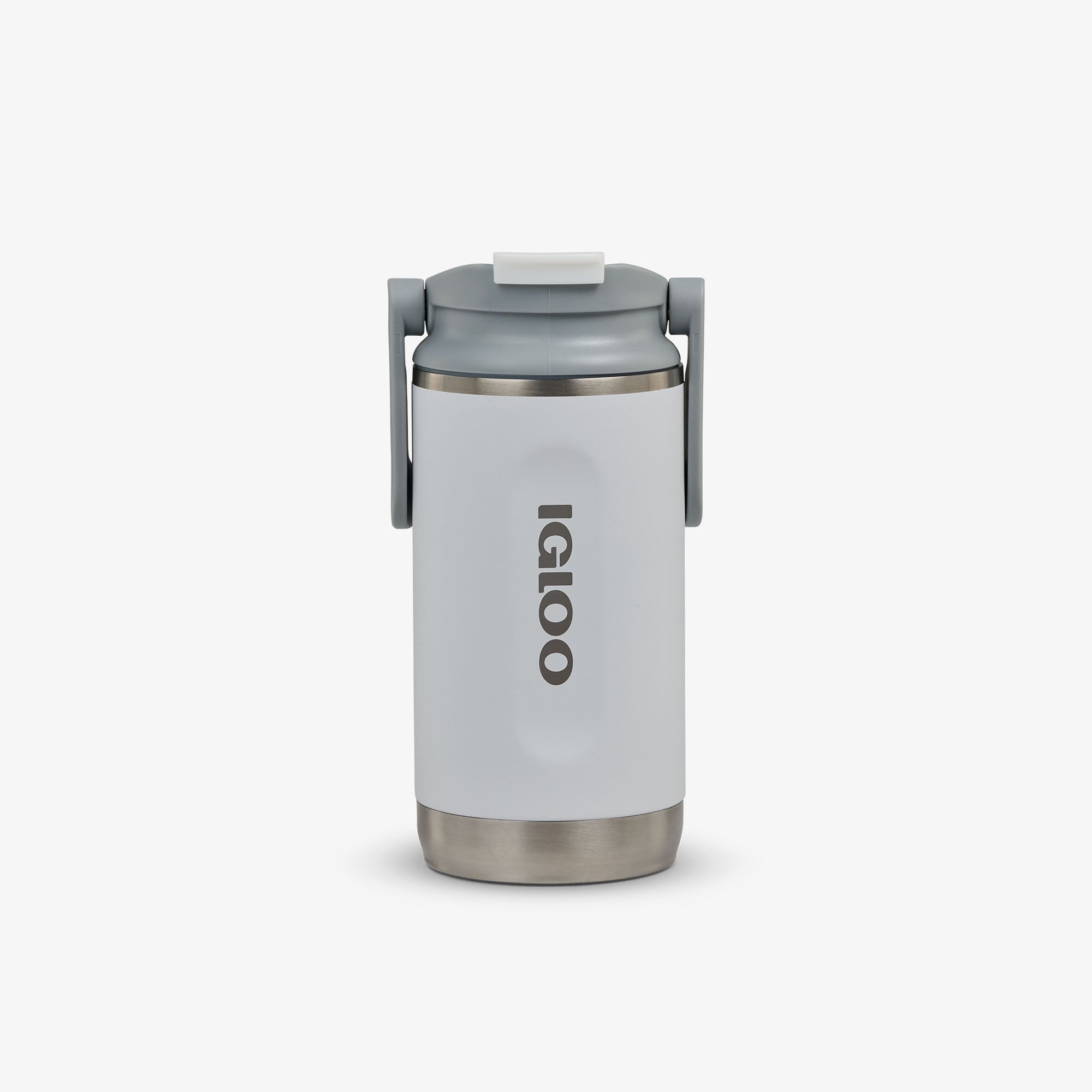 12 Oz Flip ‘n’ Sip Tumbler O3 - White - Front View