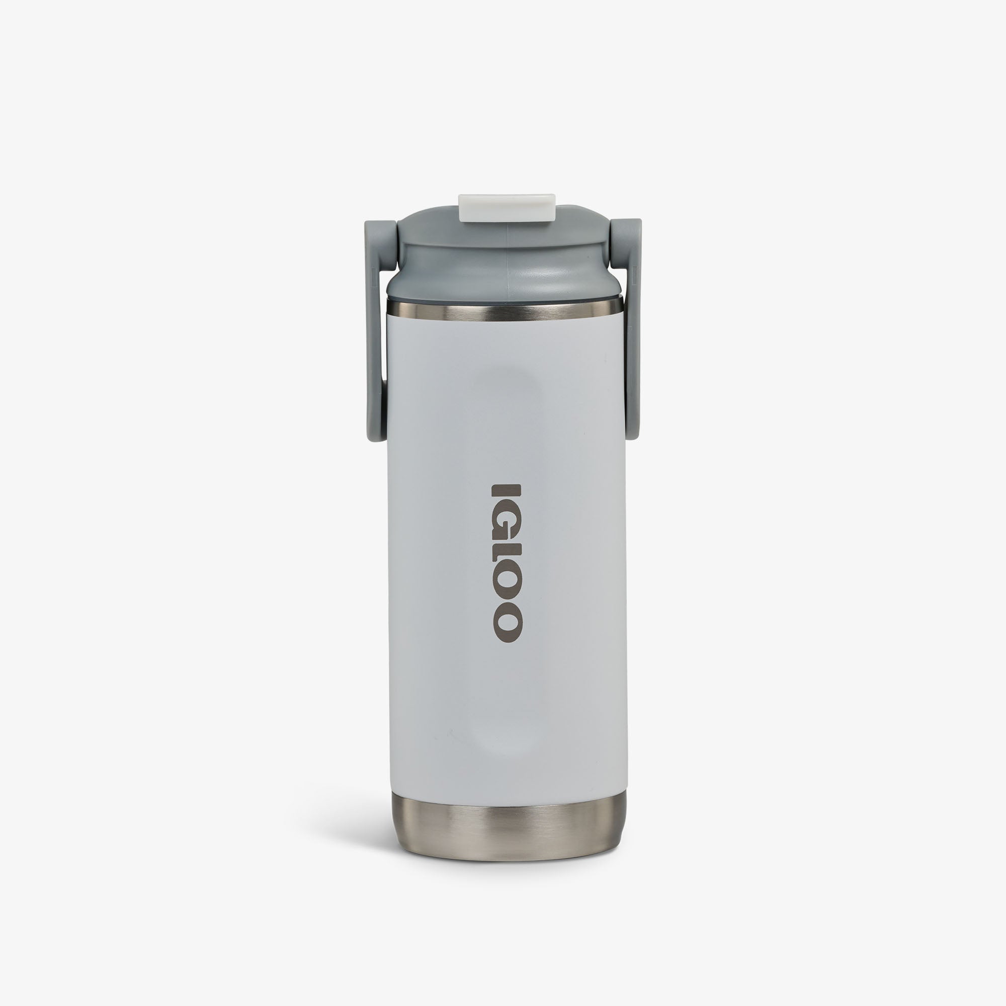 16 Oz Flip ‘n’ Sip Tumbler L5 - White - Front View