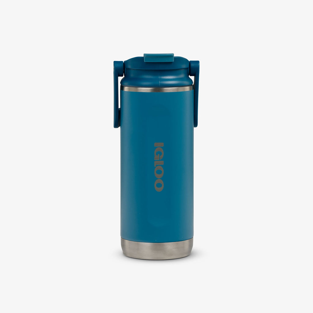 16 Oz Flip ‘n’ Sip Tumbler L5 - Modern Blue - Front View