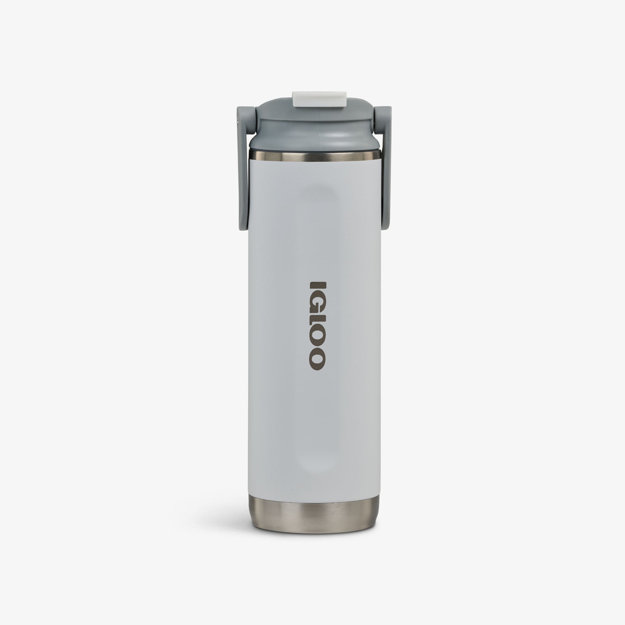 20 Oz Flip ‘n’ Sip Tumbler O5 - White - Front View