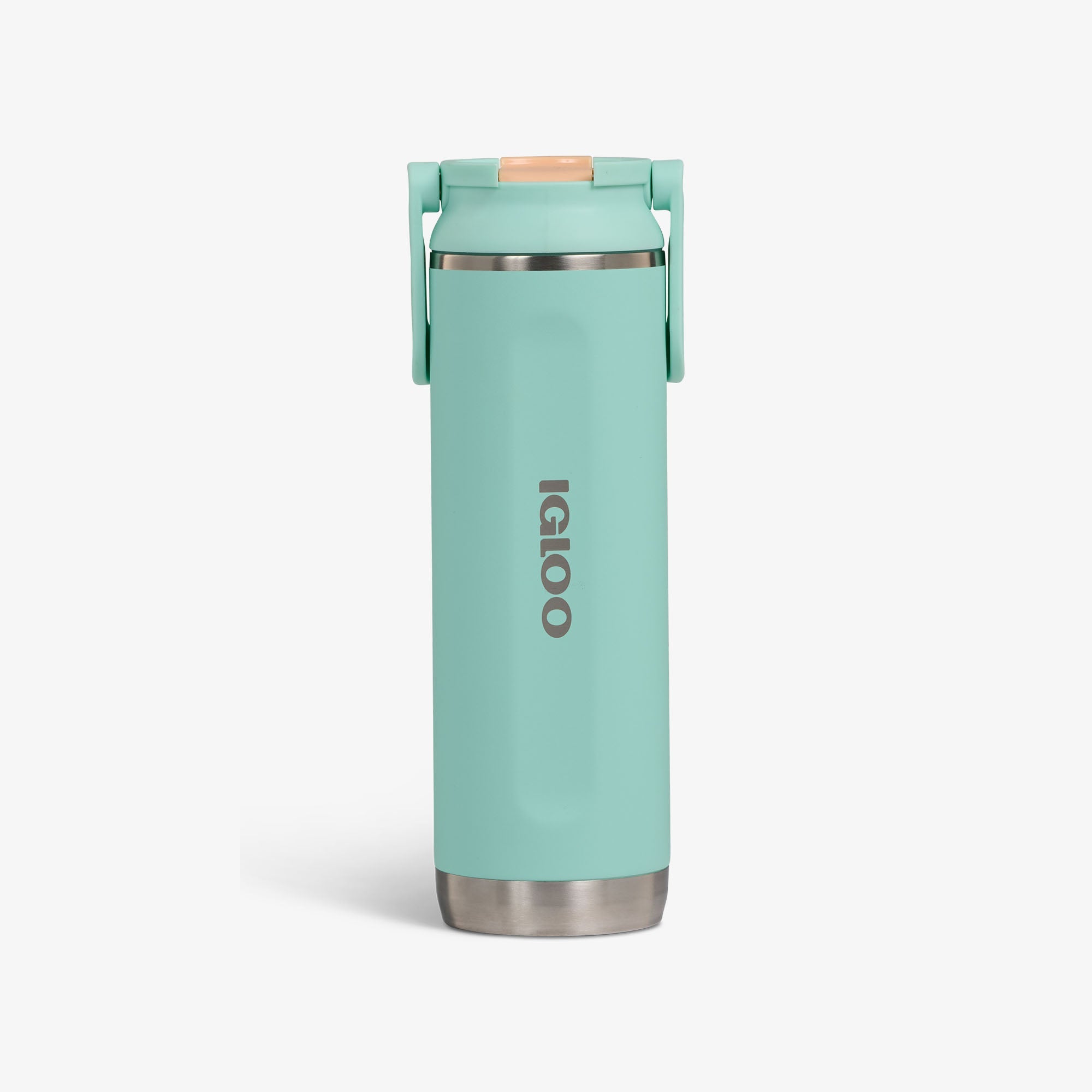 20 Oz Sport Sipper Bottle T1 - Seafoam Green - Front View