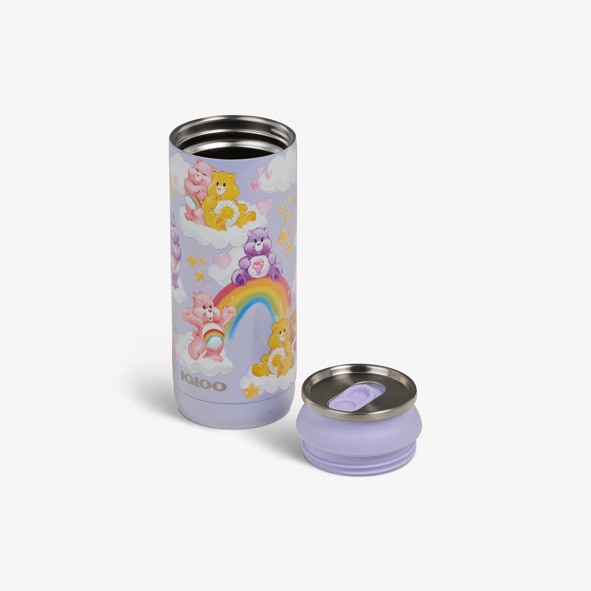 The Care Bears™ 16 Oz Can U5 - Purple - Open View