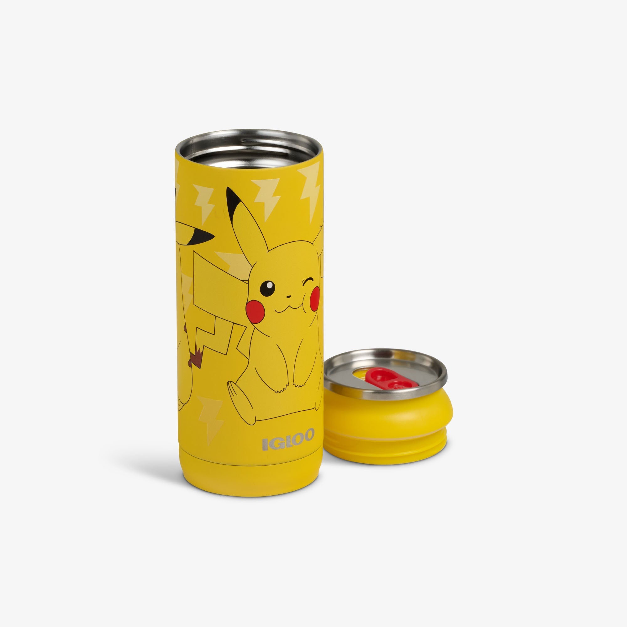 Pokémon 16 Oz Can T9 - Pikachu - Open View