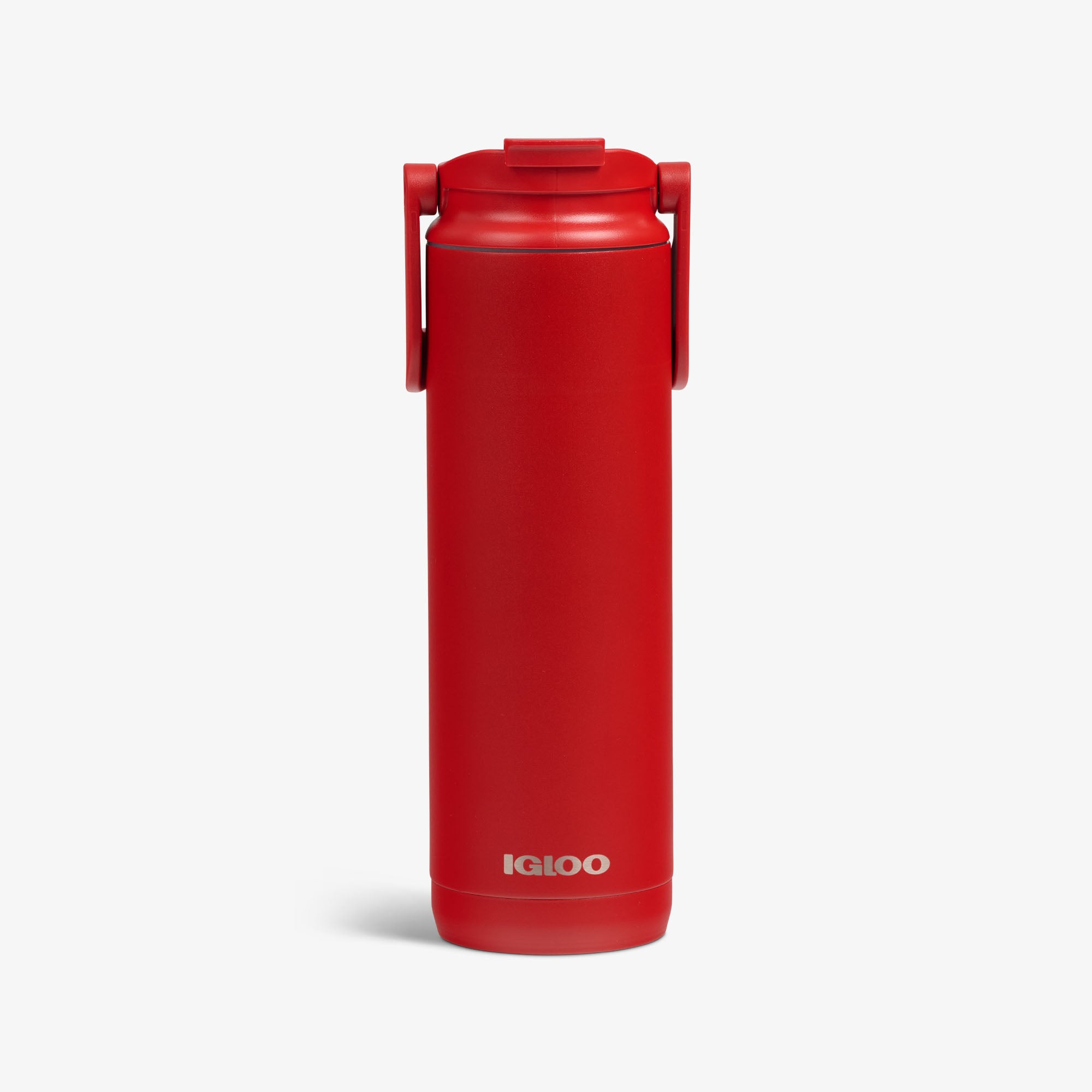 20 Oz Flip ‘n’ Sip Tumbler O5 - Red Heat - Custom - Front View