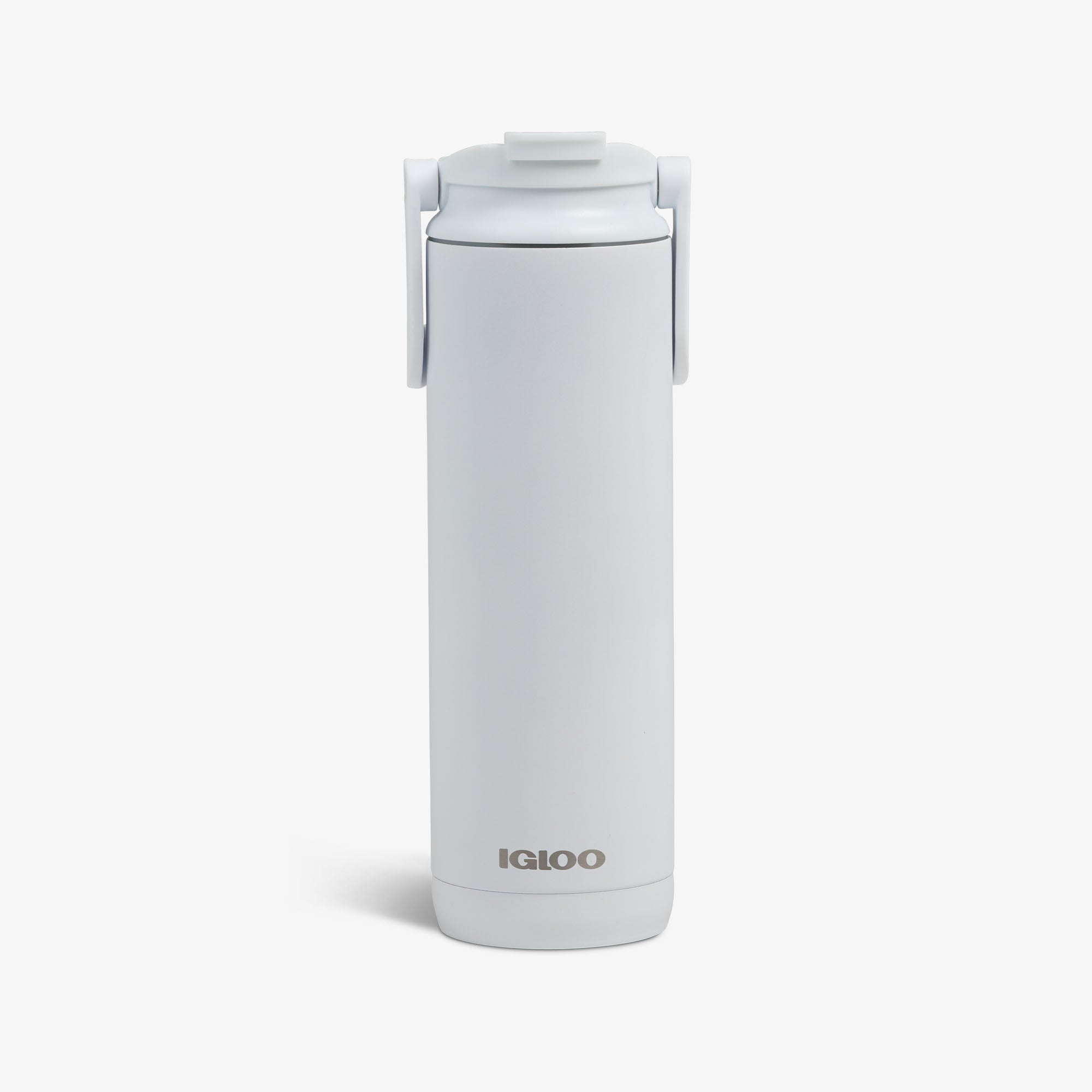 20 Oz Flip ‘n’ Sip Tumbler O5 - White - Custom - Front View