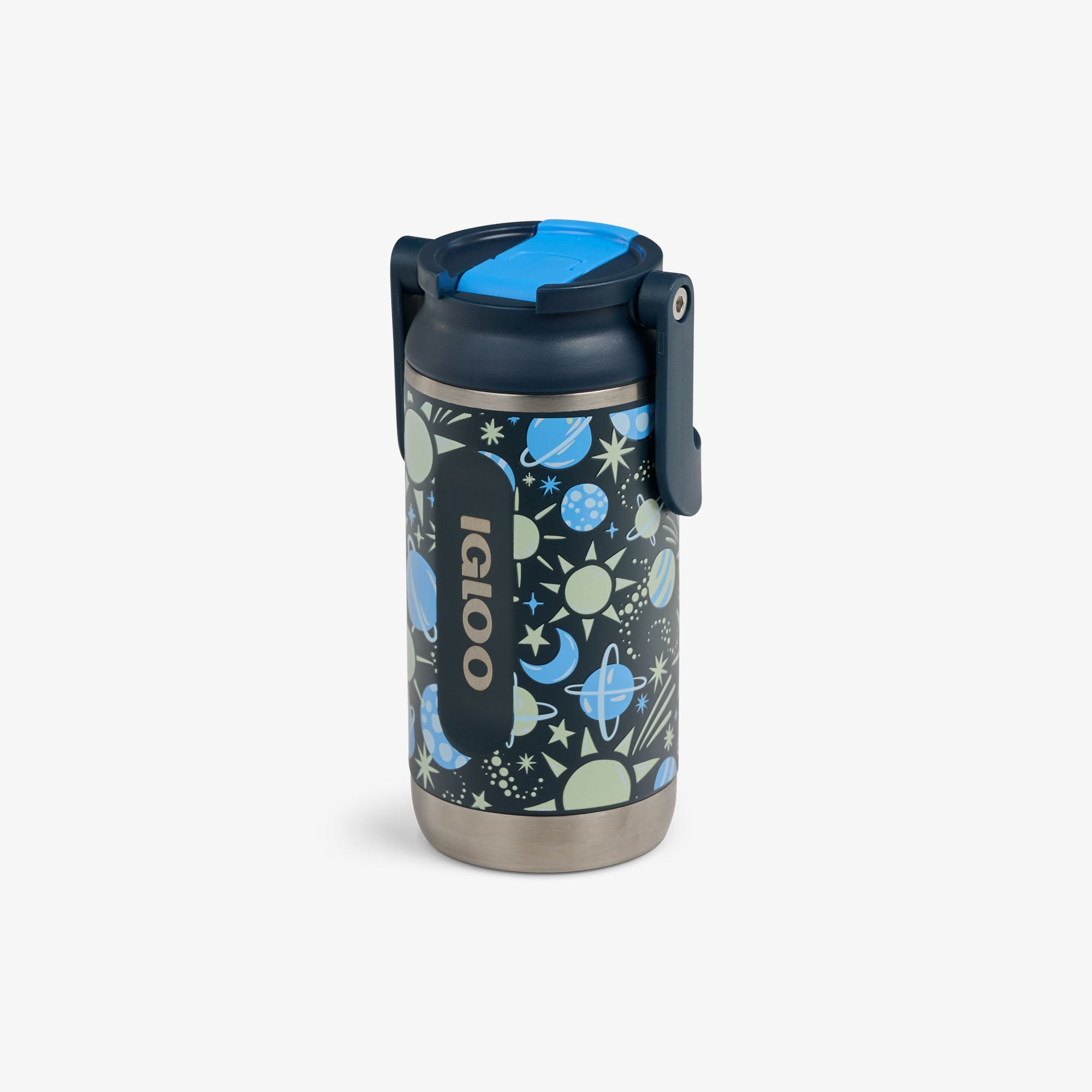 Kids Lunch Glow 12 Oz Sipper Bottle X2 - Cosmic Glow - Product View