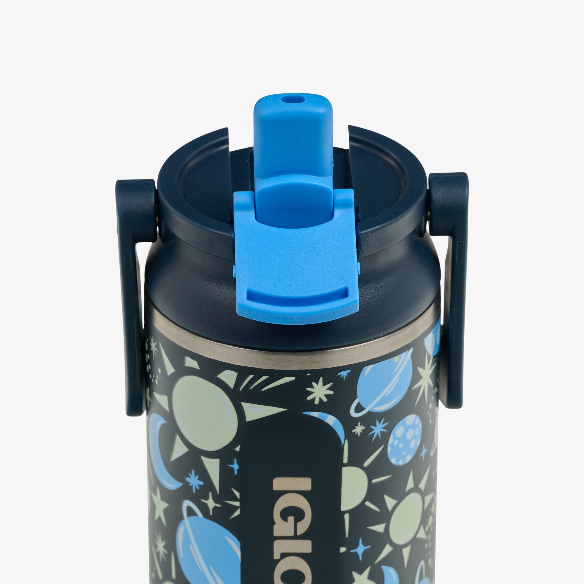 Kids Lunch Glow 12 Oz Sipper Bottle X2 - Cosmic Glow - Product View
