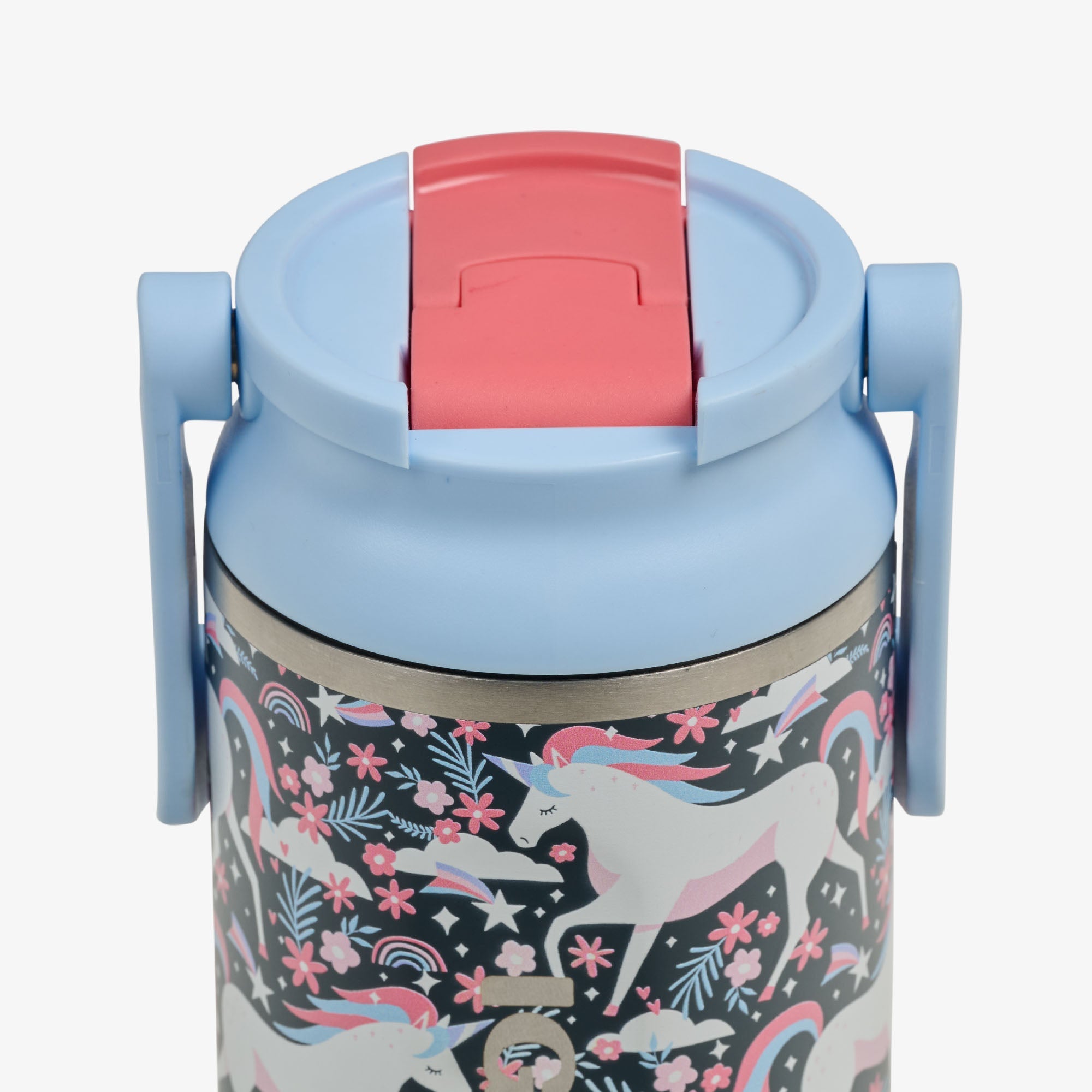 Kids Lunch 12 Oz Sipper Bottle C8 - Unicorns - Product View