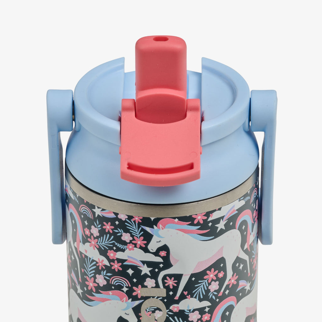 Kids Lunch 12 Oz Sipper Bottle C8 - Unicorns - Product View