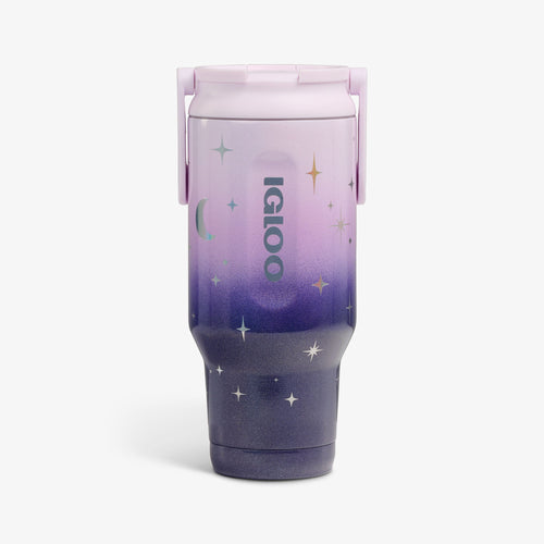 32 Oz Sport Sipper Bottle V7 - Mystic Purple - Front View