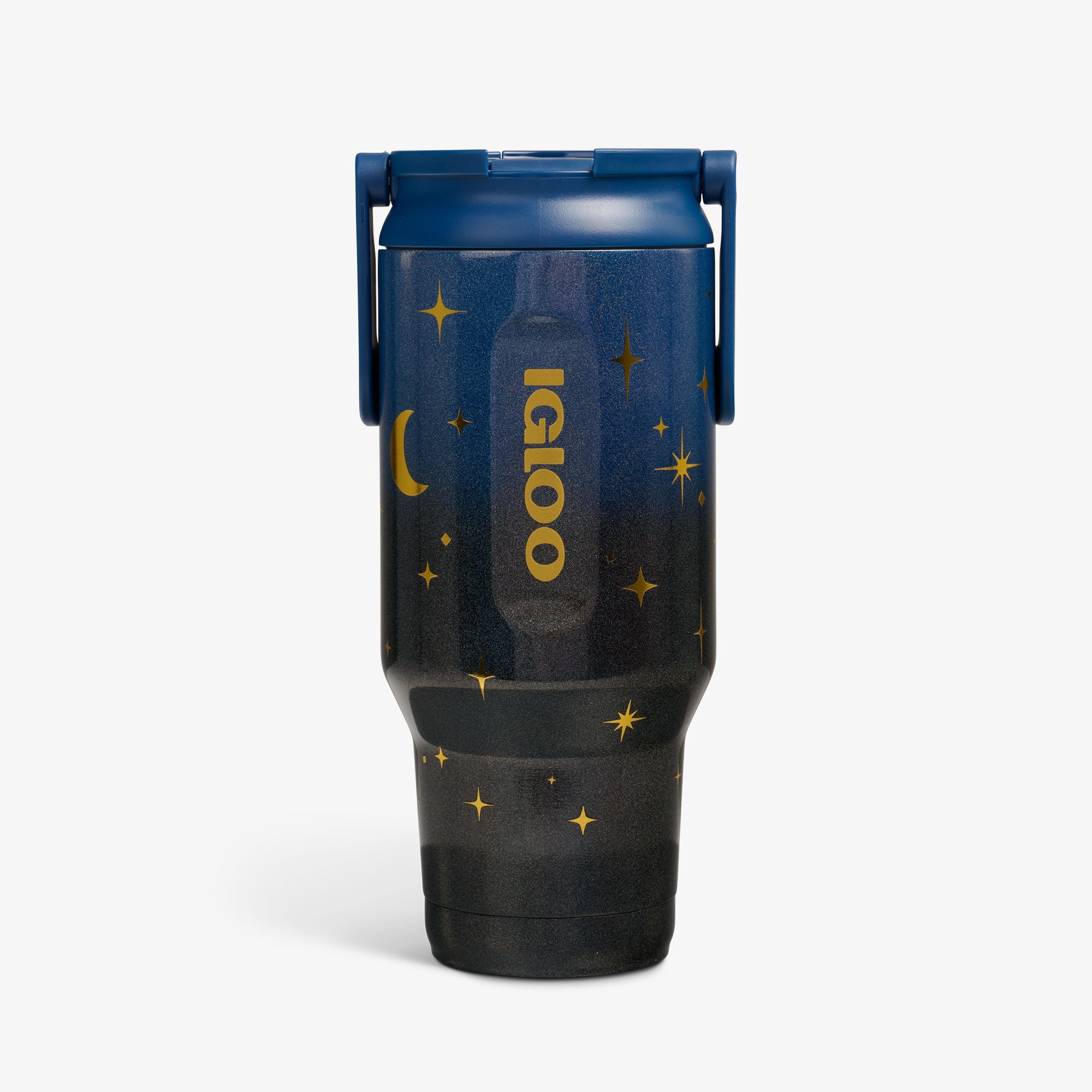 32 Oz Sport Sipper Bottle V7 - Midnight Blue - Front View