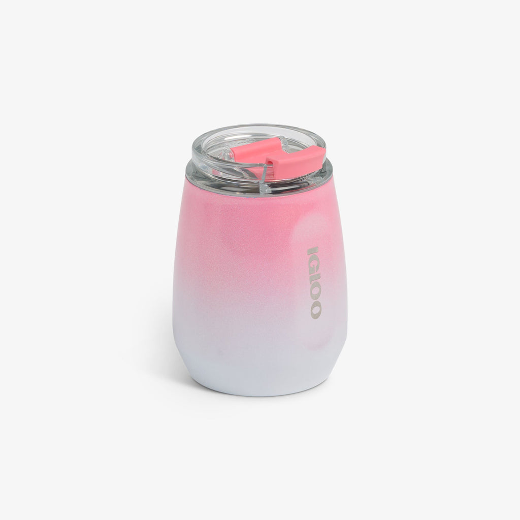 10 Oz Wine Tumbler Y6 - Gradient Pink - Product View