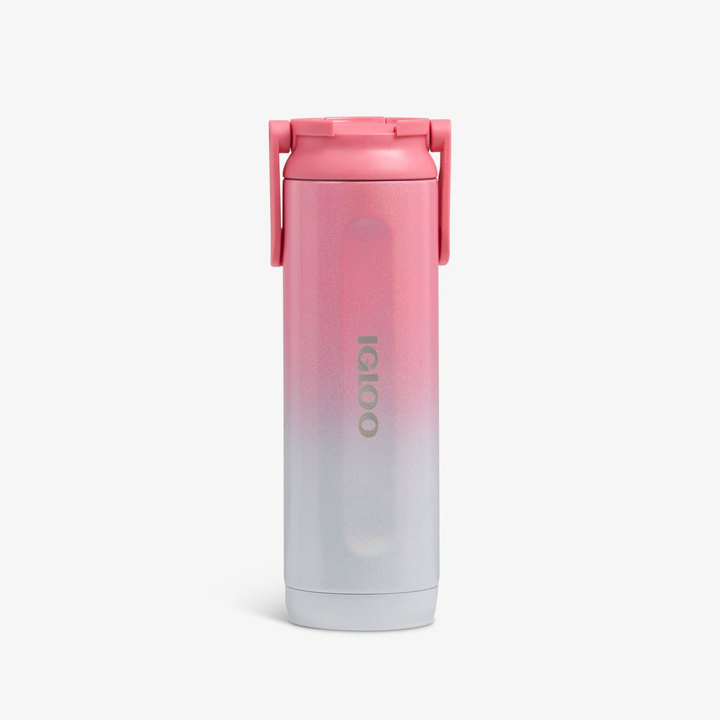 20 Oz Sport Sipper Bottle T1 - Gradient Pink - Front View