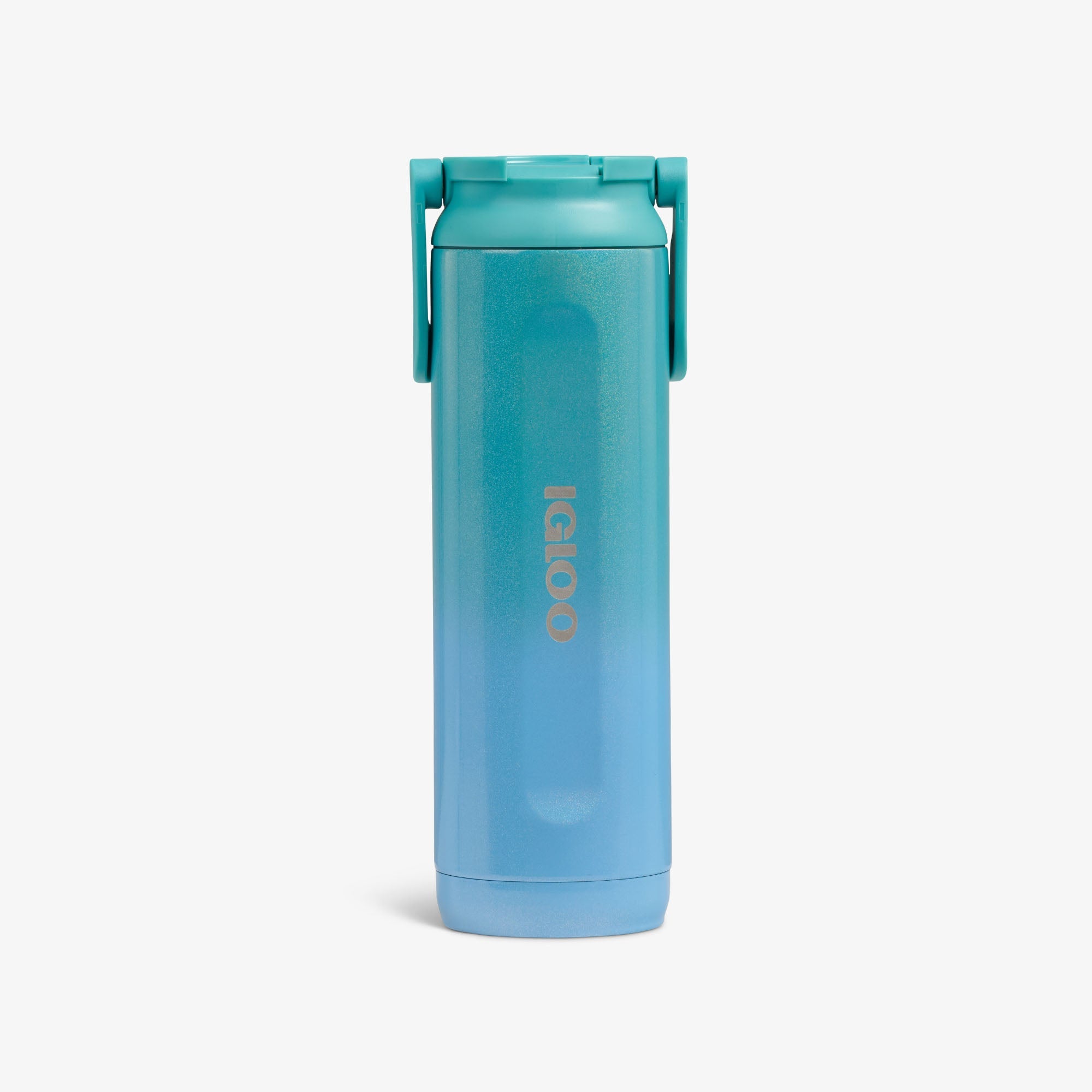 20 Oz Sport Sipper Bottle T1 - Gradient Teal - Front View