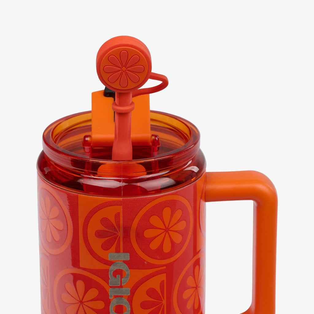 32 Oz Flip ‘n’ Sip Travel Mug B4 - Orange - Product View