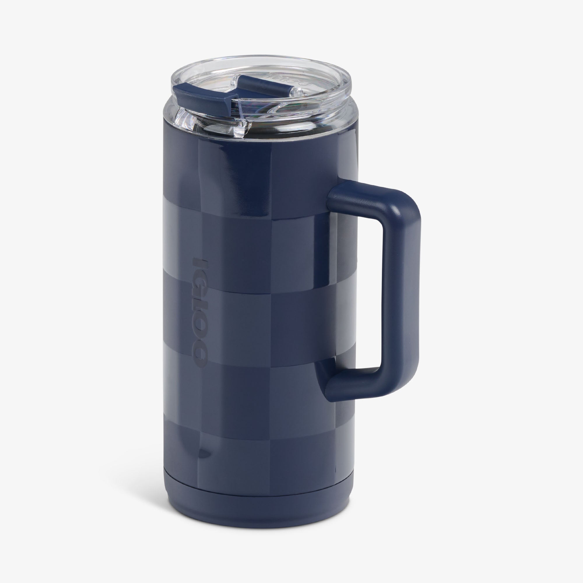1L Beer Mug P4 - Navy Check - Product View