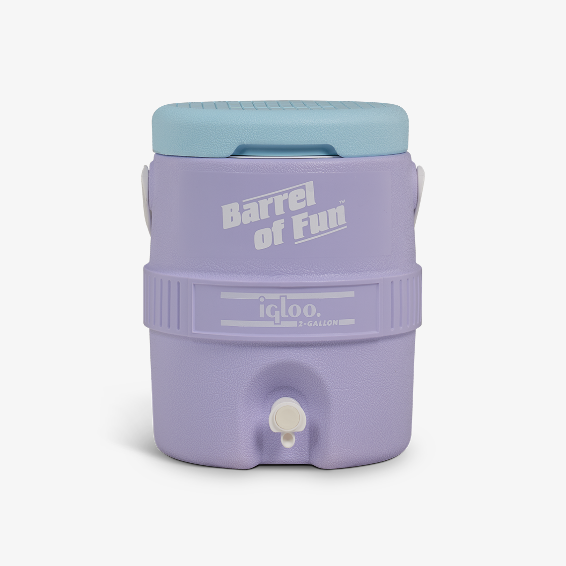 Retro Barrel of Fun 2 Gallon Jug O4 - Lilac - Product View