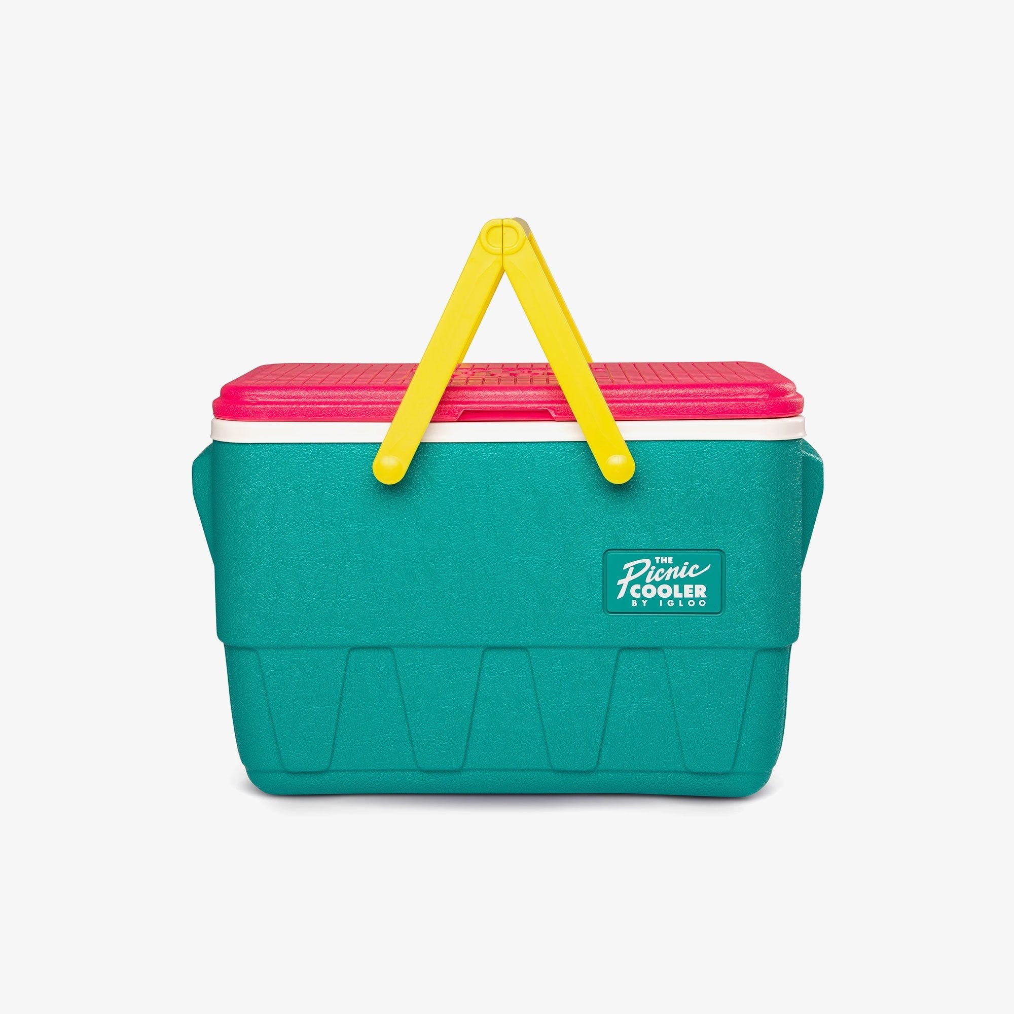 Retro Picnic Basket 25 Qt Cooler T9 - Jade - Product View
